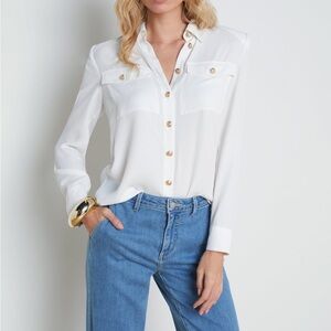 L’AGENCE Maisy Cargo Pocket Shirt